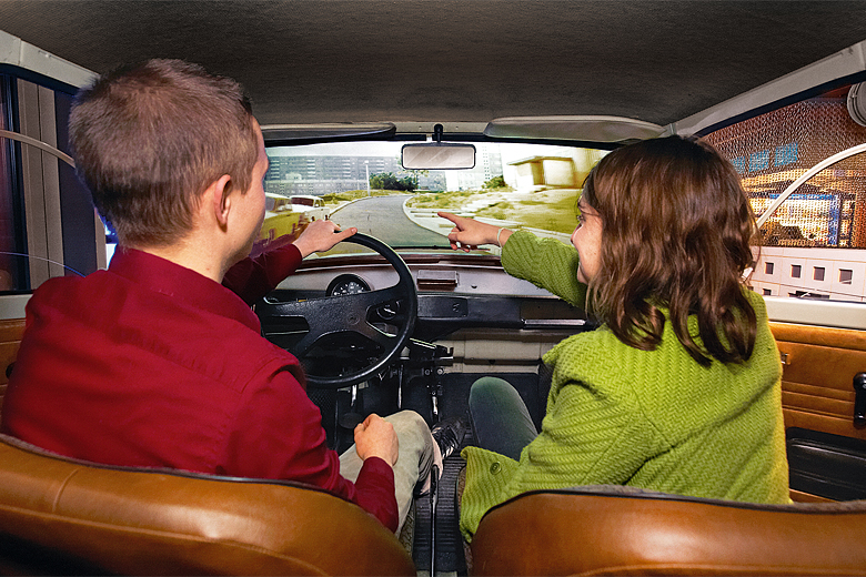 Erleben Sie die interaktive Trabi-Fahrsimulation