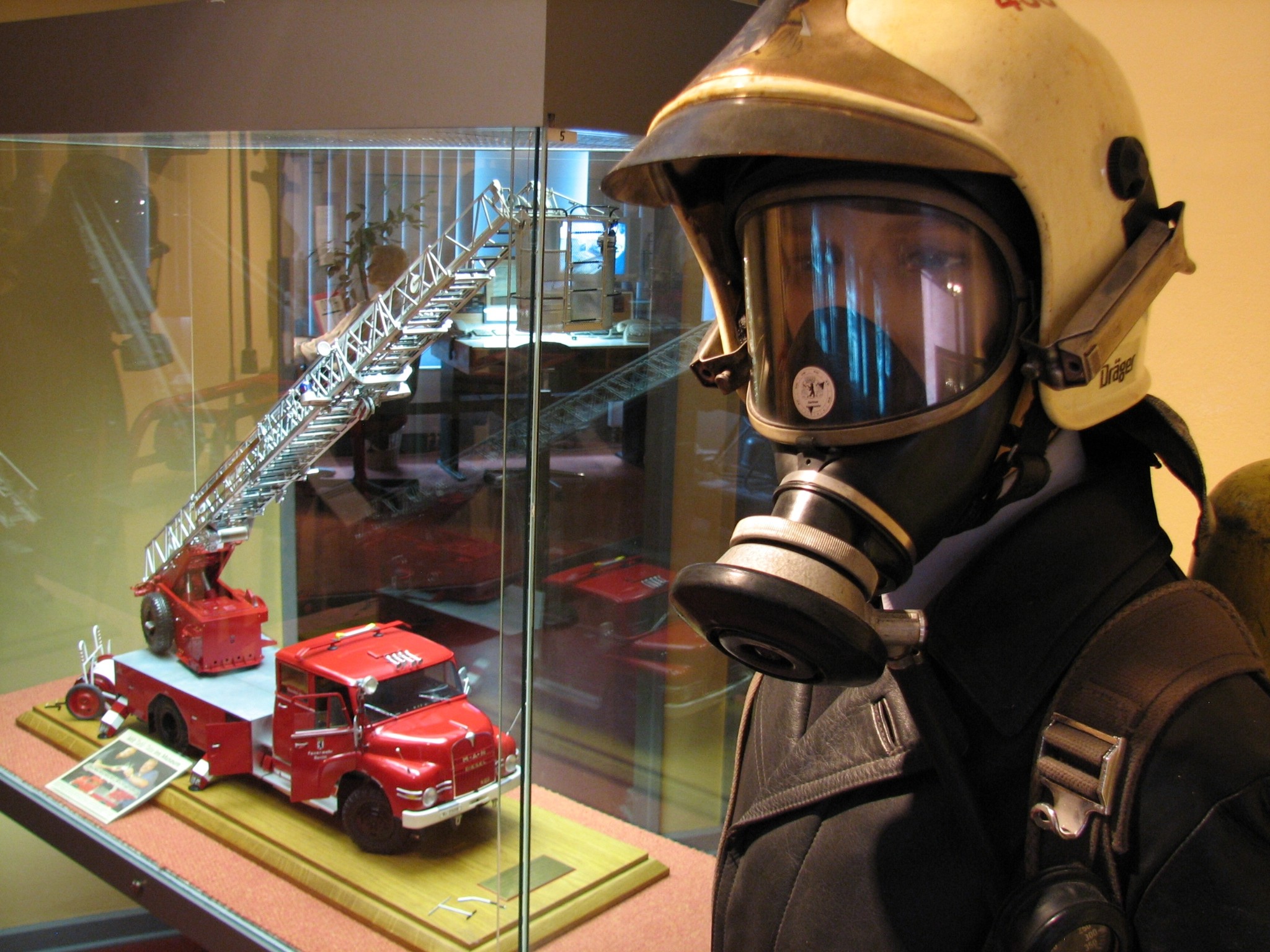 Drehleitermodell Poritz © Feuerwehrmuseum Berlin. Foto: Stefan Sträubig